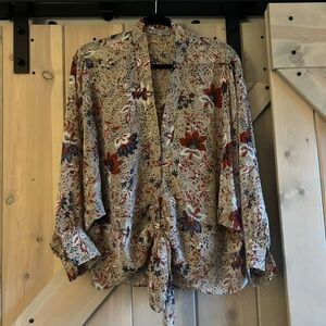 LIKE NEW Wishlist Tie Front Blouse